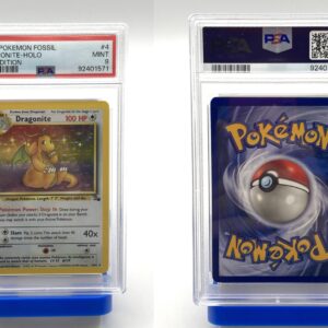 pokémon dragonite (fo 4) fossil single slab (psa9)